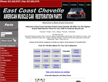 Tablet Screenshot of eastcoastchevelle.com
